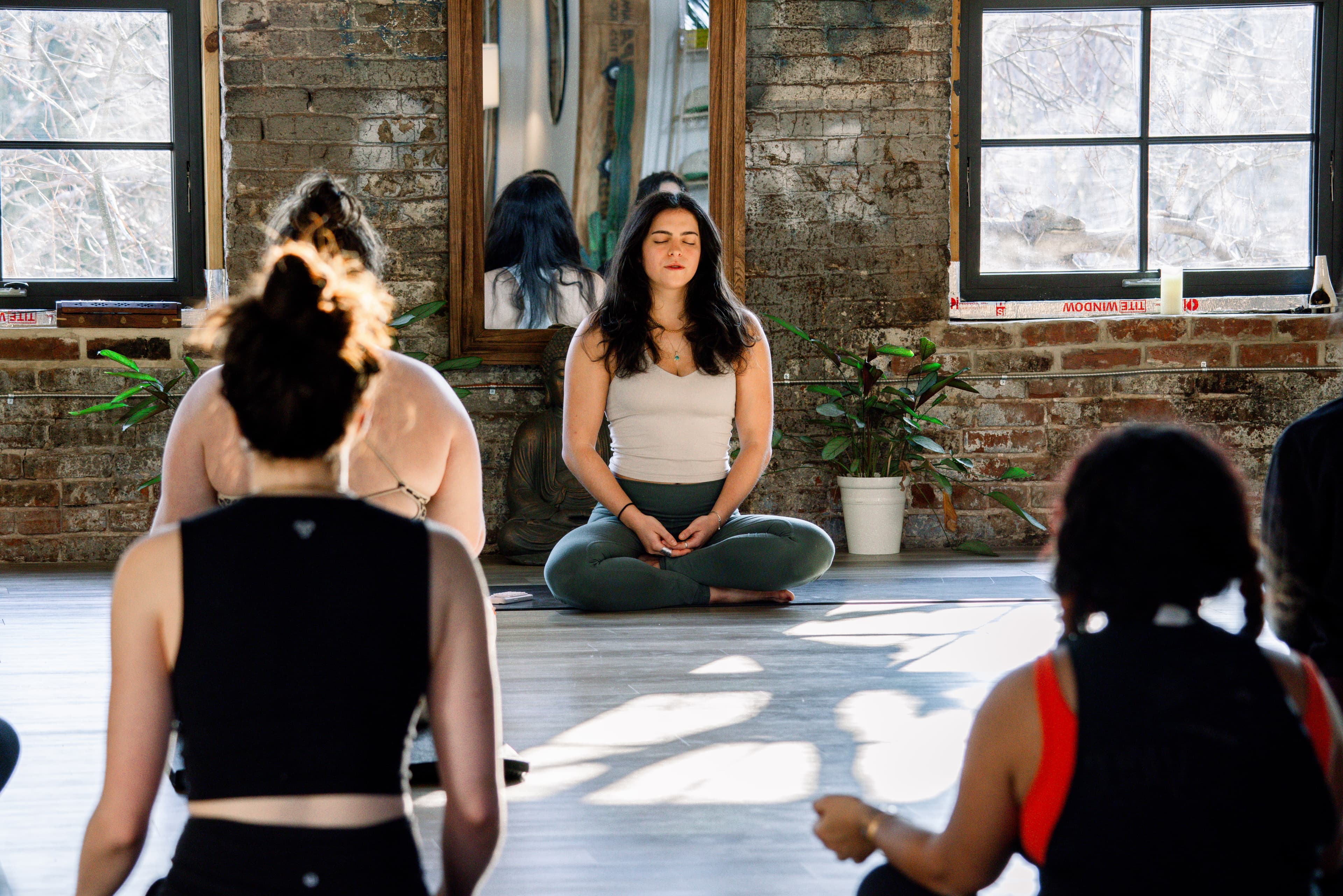 In flow yoga alli teaching